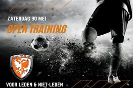 Open voetbaltraining bij sv TEC