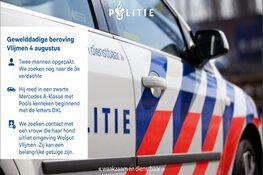 Verdachten gewelddadige beroving aangehouden, derde verdachte gezocht