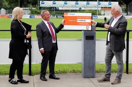 Feestelijke onthulling scorebord & opbrengst ALS-doneeractie
