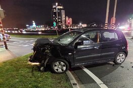 Bestuurder aangehouden na aanrijding
