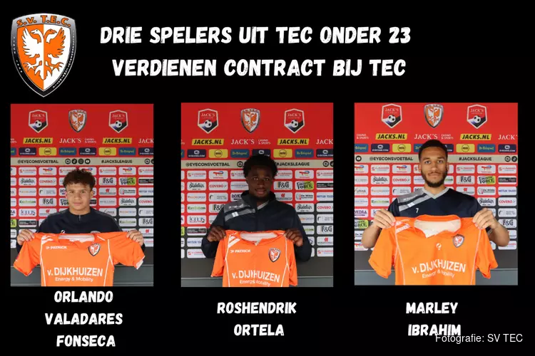 Drie spelers uit TEC onder 23 verdienen contract