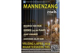 Mannenzang in de Grote kerk te Tiel