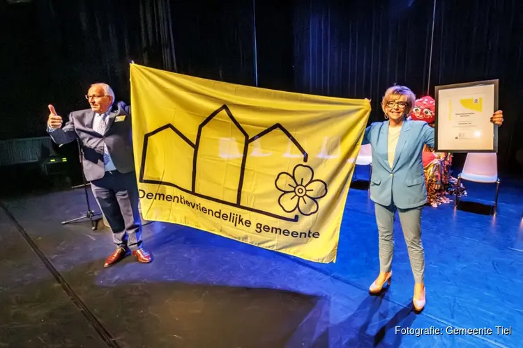 Gemeente Tiel ontvangt certificaat ‘Dementievriendelijke gemeente’