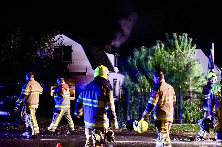 Woningbrand aan Veerweg in Beesd