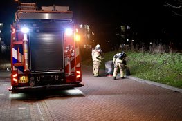 Afvalbrand aan Sportlaan in Culemborg snel onder controle