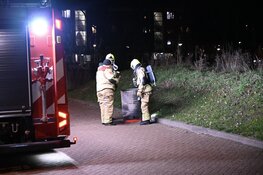 Afvalbrand aan Sportlaan in Culemborg snel onder controle