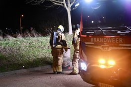 Afvalbrand aan Sportlaan in Culemborg snel onder controle