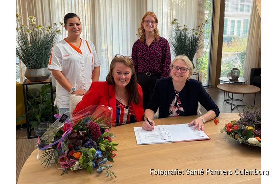 Santé Partners en Hospice Nocturne in Culemborg ondertekenen samenwerkingsovereenkomst